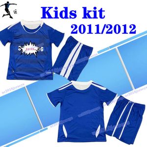 Kids kit Drogba 2011 Retro Soccer Jersey Lampard Torres 11 12 13 Final 94 95 96 97 98 99 C F C menino Camisas de futebol Camiseta WISE 03 05 06 07 08 COLE camisa infantil