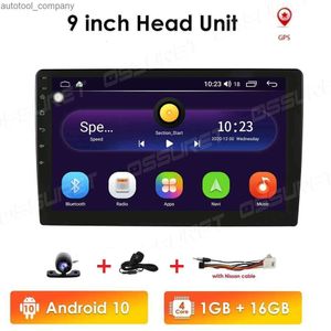 New Quadcore 9inch 2 Din Android 10 자동차 라디오 멀티미디어 비디오 플레이어 Volkswagen Nissan Hyundai Kia Toyota를위한 Universal Auto Stereo