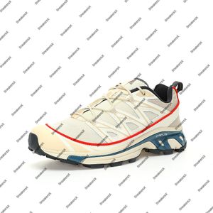 XT-6 Expanse Almond Milk Aegean Blue Running Shoes for Men's XT6 Sports Shoe Women Sneaker