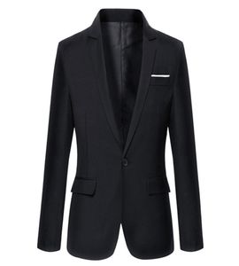 Blaue Herren-Blazer für die Arbeit, Büro, Smoking für formelle Anlässe, Taschen-Mantel-Blazer, männlich, individuell, Herren-Business-Slim-Blazer2268339