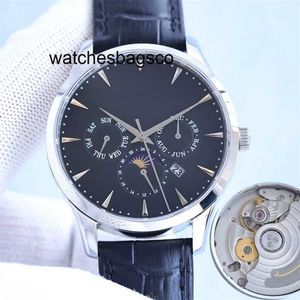 Automatic Watch Pp 2023 New Men's Watch Moon Phase Master Multi-function Upgrade Fully Automatic Mechanical 9100 Movement Failure Watch Watch Black White AU7Q
