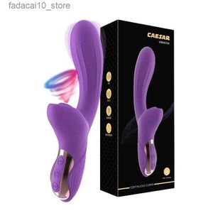 Overige Gezondheid Schoonheidsartikelen 2 In1 Clitoris Sucker Vibrator 10 Trillingsmodi Vrouw G-spot Vagina Masturberen Dildo Stimulator Erotisch Speelgoed voor volwassenen Q240117