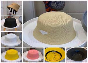 Mode stråhattar kvinnor elegant sommar hink hatt charm street semester stil strand sol möss 6 färger8582432