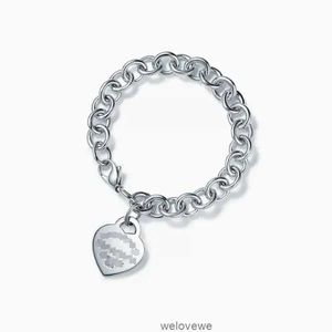 مجوهرات مصممة للنساء سوار كلاسيك T Home 925 Sterling Silver Heart New Diamond Arrowhead Love Bracelet Bracelet Fashion Handwear Wholesale 0ib2