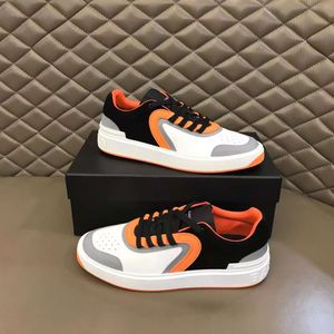 Moda sapatos casuais homens tribunal tênis de corrida baixo superior elástico preto branco couro multicolor emenda respirável designer campus tênis esportes sapatos UE 38-45