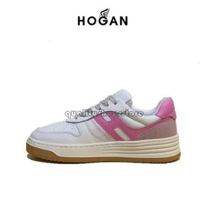Lyxdesigner H 630 Casual Shoes H630 Womens for Man Summer Fashion Smooth Calfskin Ed Suede Leather High Quality Hogans Sneakers Storlek 38-45 Rinnande skor 184