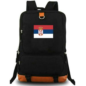 Serbia backpack SRB Country Flag daypack Srbija school bag National Banner Print rucksack Leisure schoolbag Laptop day pack