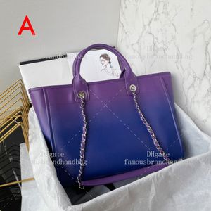 Сумки для покупок 41 см Дизайнерские сумки-тоут из натуральной кожи Сумка на плечо Высококачественная модная женская сумка большой вместимости с коробкой ZC179