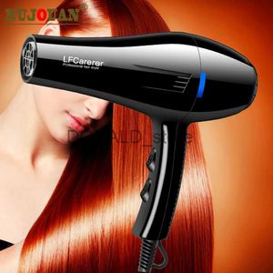 Secador de cabelo elétrico Novo secador de cabelo profissional Estilo de ar quente com dois bicos Secador de ar quente e frio Ajustar ferramentas de estilo de cabelo de salão 220v Plug UE J240117