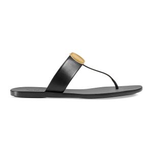 Modna płaska sandałowa śliskie buty Designer Designer Flip Flip Flops plaż