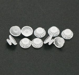 Zahnbürste Dental Kieferorthopädische Keramik Clear Lingual Button Bondable Round Base Mesh 2211143475647