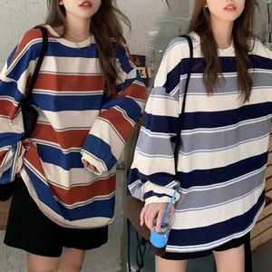 T-shirts For Men Women Casual Loose Trend Couple BF Lapel Sweatshirts Harajuku Hip Hop Long Sleeve Pullovers Blusas Y2k Clothes 240116