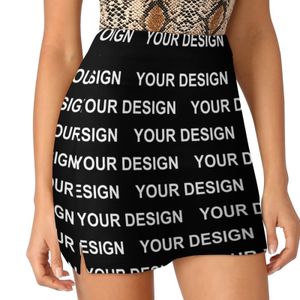 Design personalizado saia feita sob encomenda sua imagem rua moda casual saias mulheres vintage mini saia impressão bottoms presente de aniversário 240117