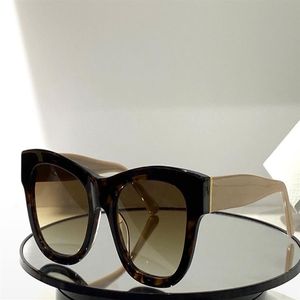 Occhiali da sole quadrati sfumati marrone Havana jan s Occhiali da sole quadrati moda donna Gafas de Sol Protezione UV Occhiali con Box297u