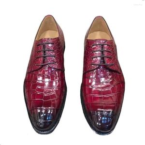 Dress Shoes Chue Men Formal Wine Red Wedding Business Dinner Male