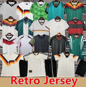 Kids Kit 90 98 88 96 World Cup Germanys Retro Littbarski Ballack Soccer Jersey Klinsmann 06 14 Skjortor Kalkbrenner Matthaus Hassler Bierhoff Klose Vintage Uniform