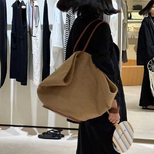 Mode Tote Bag Simple Straw Clash Color Bucket Design Tote Shoulder Bag 021624a