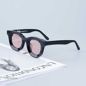 Óculos de sol Rhude Rhodeo High Street Original Rodada Óculos de Acetato Óptico Homens Moda Designer Marca Eyewear com Pacote Completo SFUJ