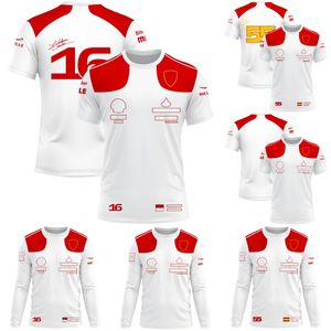 مجموعة سباق F1 Driver T-Shirt 2024 Formula 1 Team Fans T-Shirt T-Shirt Summer Outdoor Sports Dops Tops Mens Racing T-Shirty Jersey Jersey