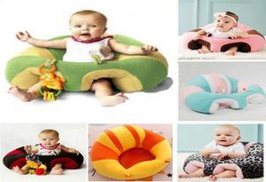 Baby Support Seat Plush Soft Baby Sofa Spädbarn Lärande att sitta stol Håll sittande hållning Bekväma platser6691011