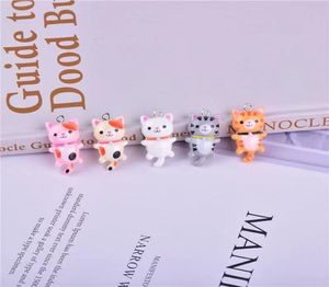 20 peças 1418mm amuletos de resina kawaii animal de gato para mulheres artesanais faça você mesmo brincos colar pingentes joias de festa descobertas4392117