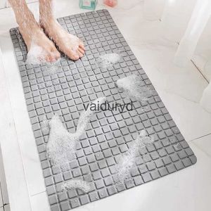 Tapetes de banho Espessura PVC Banheiro Anti-Slip Mat Bath Shower Mat Chão Almofada Banheira Tapete de Massagem com Ventosa CupDrain Holevaiduryd