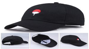Japońskie anime baseballowy kapelusz tato Uchiha Family Logo haftowane czapki baseballowe czapki na zewnątrz Hip Hop Snapback Hat dla mężczyzn Women6045445