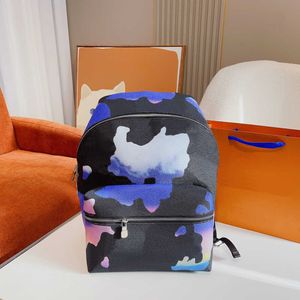 Zaini con lettera L. Zaino per computer da donna. Zaino per libri. Borsa per designer di moda. Zaino di tendenza di grande capacità