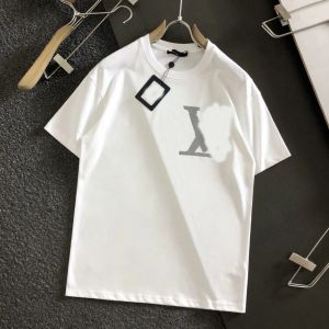 Yaz erkek kadın tasarımcılar tişörtler gevşek büyük boy tees giyim moda üstleri mans rahat göğüs mektup gömlek lüks sokak şort kollu kıyafetler erkek tshirts s-5xl