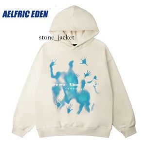 Mens Hoodies Sweatshirts Aelfric Eden Veress Prayers Graphic Hoodie Sweatshirt Streetwear Pullover Autumn Harajuku Cotton Hooded Loose Winter 9629