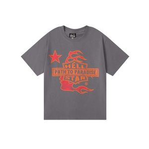 Hellstar Tshirt Tasarımcı Orijinal Kalite Erkek Tshirts Tur Sağlıklı Gündelik Kısa Kollu Erkekler Kadın Çok yönlü trend Tshirt