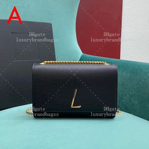 Crossbody Bag Tasarımcı Kadın Omuz Çantası Çanta 20cm Orijinal Deri Flep Bag 10a Ayna Kalitesi Lüks Tasarımcı Çanta Kadınlar Kate Küçük Zincir Çantası Y005 Kutu