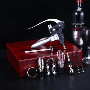 Set di strumenti per apribottiglie per vino rosso in lega di zinco Coniglio Kit apribottiglie in sughero Set professionale per cavatappi Set apribottiglie Utensili da cucina 240117