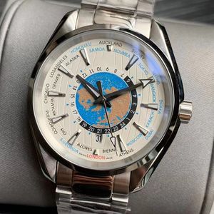 Toppdesigner Mäns 41,5 mm automatisk mekanisk Aqua Terra Earth Ny 150 meter Master Waterproof Watch