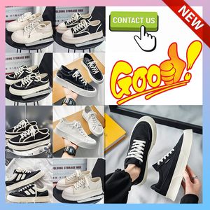 Casual Trainer Platform Canvas Sports Sneakers Board Shoes For Women Men Fashion Style Patchwork Anti Slip Wear Resistant White Black College Size39-44