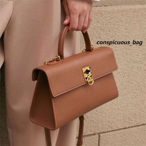 Cafunes Bags Designer Handbag Stance Ladies Leather Shoulder Bag Daily Business Crossbody Bag For Women Simple Solid Color