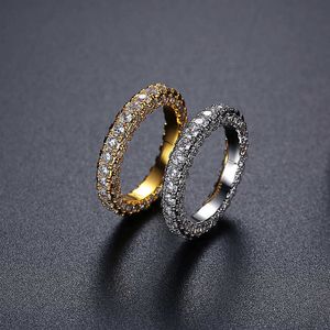 خواتم النساء الصغيرات الحجم الكبير الحجم الأزياء الفاخرة الماسي المطلي S925 Silver Rings مصمم مجوهرات المرأة هدية الزفاف