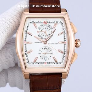 Luxury IW376419 Męskie zegarek Rose Gold Cal.89360 Automatyczne ruchy Sapphire Crystal Classic Randwatch 3 kolory