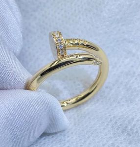 Original logo engrave diamond LOVE Ring 18K Gold Silver Rose 316L Stainless Steel Rings Women men lovers wedding Jewelry Lady Party