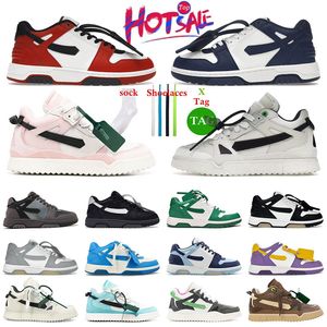 OFF-WHITE Out Of Office OOO Low Tops off white offwhite off whitesdesigner shoes 【code ：L】Klasik tasarımcı offswhite paten ayakkabıları ofis dışı erkekler offwhite alçak üst tabak