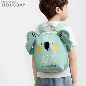 Handväskor ryggsäck barn söt koala ryggsäck för dagis studentskola påsar tecknad vattentät ljus små väskor för barngåvor