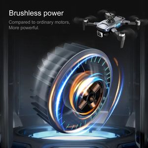 Brushless Motors S99 Max RC Drone With Optical Flow Positioning, Dual HD Electric Cameras, Obstacle Avoidance, Intelligent Tracking, Foldable Quadcopter UAV