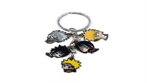 Hot Anime Keychain Cartoon Figur Uchiha Sasuke Theme Pendant Keychains Uzumaki- För fans söta emaljsmycken nyckelhållare G10199878232