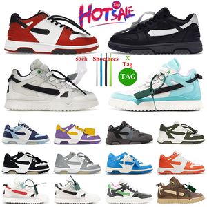 OFF-WHITE Out Of Office OOO Low Tops off white offwhite off whitesdesigner shoes 【code ：L】Vendi bene Fuori dall'ufficio Scarpe firmate offswhite skate Uomo off Sport Mid top Sponge