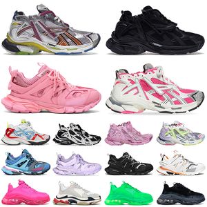 Balenciaga Runners 7 7.0 Balanciaga track 3 3.0 Belanciaga Triple S Belenciaga Balencaigas Shoes Pink Balenciga Schuh【code ：L】Grandpa Ancien Daddy Mens Shoe Dh gate