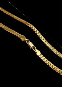 5mm 18k Gold Plated Chains Men S Hiphop 20 Inch Chain Necklaces For Women S Fashion Hip Hop Jewelry Accessories Party Gift1970019