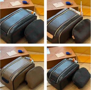 Dopp kit tuvalet çantası kozmetik çantalar tasarımcı 2-pc kozmetik çanta kadınlar yıkama cüzdan tuvalet kitleri erkek makyaj debriyaj kese hobo cüzdanlar mektup dhgate sacoche