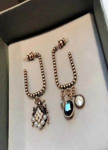 Marki biżuteria moda kobieta kryształ długie kolczyki stadninowe gejisha snów przyjęcie wysokiej jakości kryształowy design kropla biżuteria 9702311