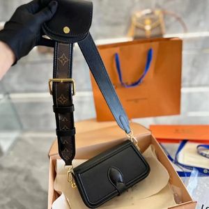 Leder Sattel Umhängetasche Twin Set Satchel Mode Umhängetasche Handtasche für Männer Presbyopie Mini Umhängetasche Dame Großhandel 2024 Beamter