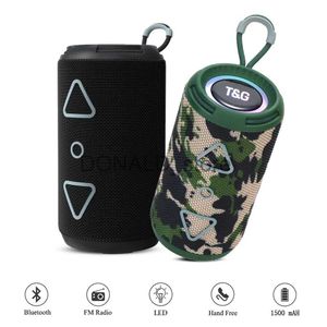 Portable Speakers 16W TG656 Bluetooth Speaker Portable TWS Wireless Subwoofer Dual Bass FM Radio AUX TF USB Music Loudspeaker For Smartphone PC J240117